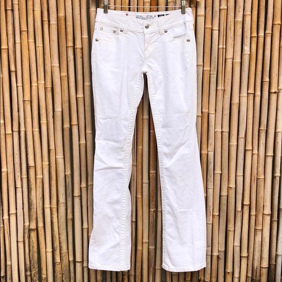 Miss Me Denim - MISS ME White Boot cut Jeans 28